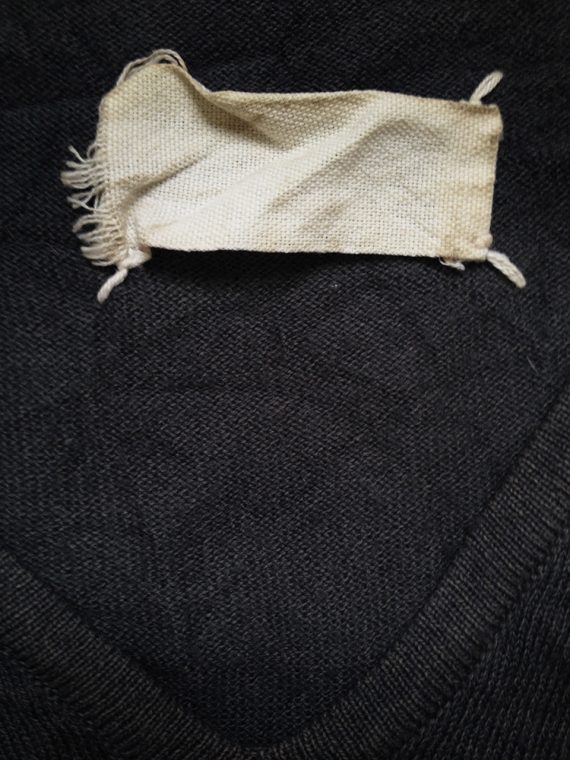 vintage Maison Martin Margiela permanently creased sweater – fall 1990