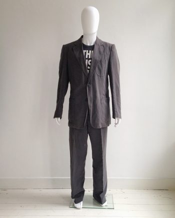 vintage Maison Martin Margiela 10 grey suit