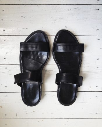 Ann Demeulemeester black sandals