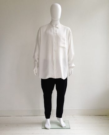 Gothic Yohji Yamamoto white oversized shirt