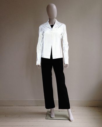 Helmut Lang white reflective jacket — spring 1995