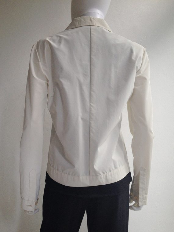 Helmut Lang archive white reflective jacket – fall 1994 -top5