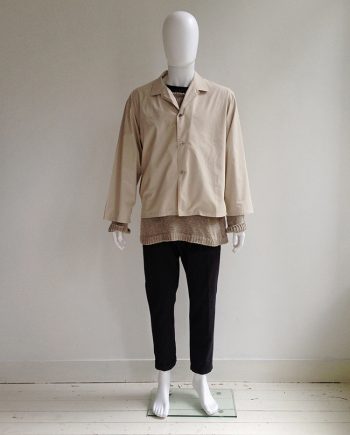 Yohji Yamamoto pour Homme beige summer jacket — 80s | V A N II T A S