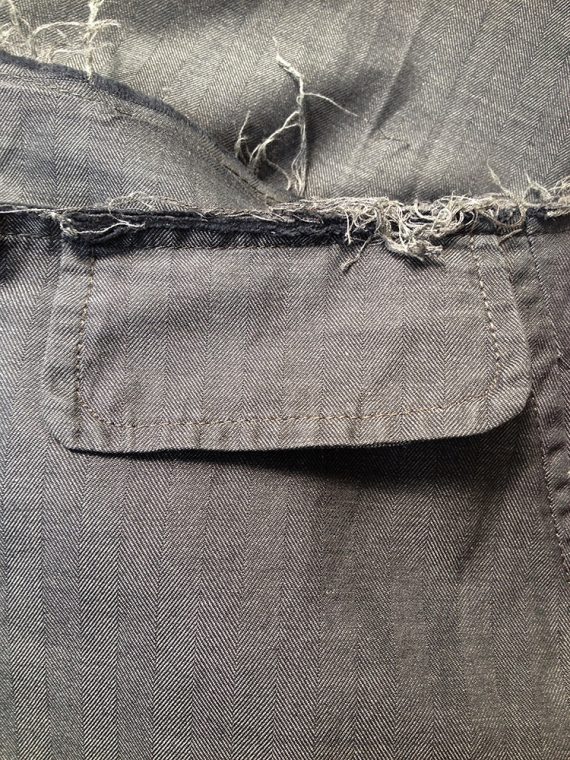 Maison Martin Margiela grey cut-off trousers 5185