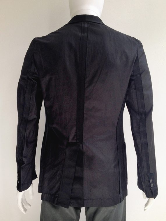 Maison Martin Margiela black blazer with outside seams 2006 top3
