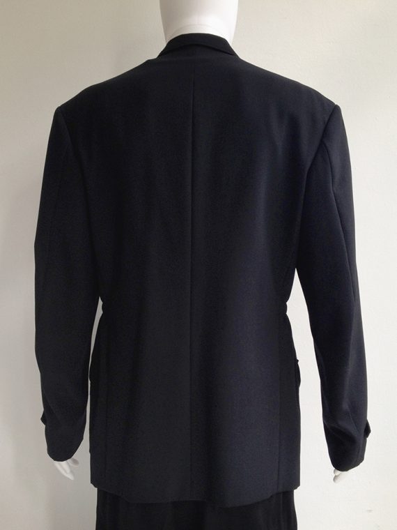 Yohji Yamamoto pour Homme black pocket coat — 80s - V A N II T A S