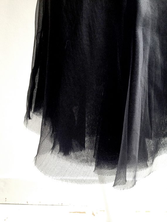 Rick Owens STRUTTER black tulle skirt