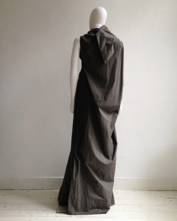 Rick Owens NASKA brown tornado dress — spring 2012 | V A N II T A S