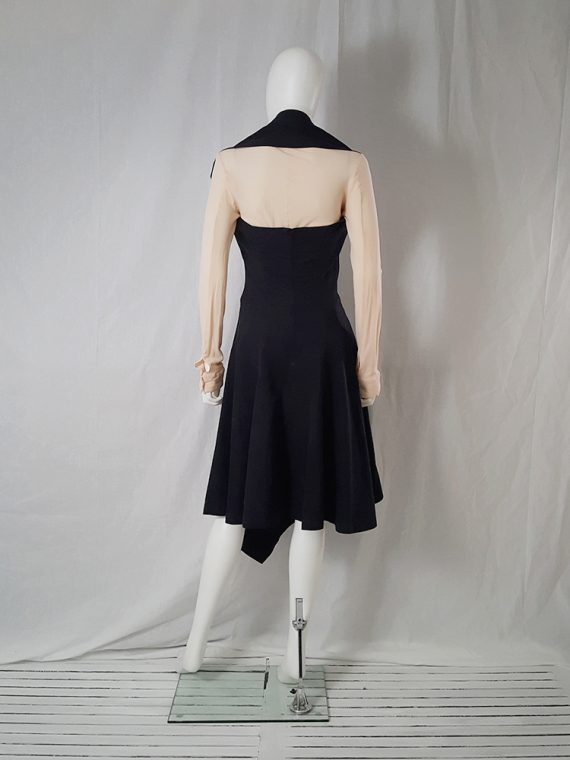 Comme des Garçons black halter dress — spring 1987 - V A N II T A S