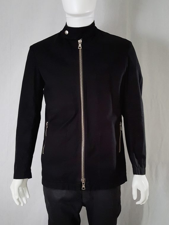 Maison Martin Margiela black zipper jacket mens 140107