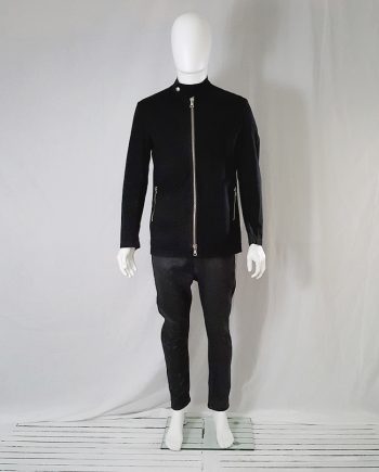 Maison Martin Margiela black zipper jacket