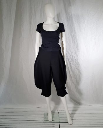 Comme des Garçons black 2D paperdoll trousers — fall 2012