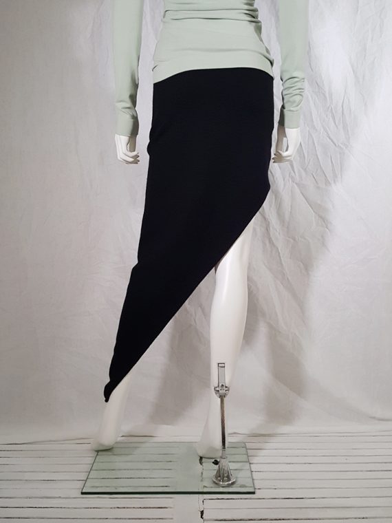 Maison Martin Margiela black asymmetric cut skirt _145707