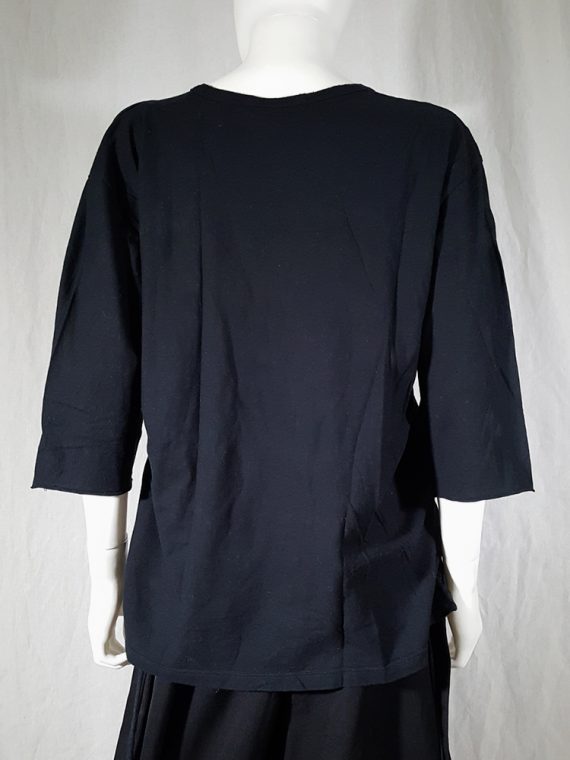 archive Ann Demeulemeester black jumper with extra armholes spring 1999 180419