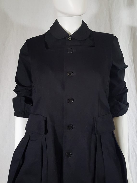 vintage Comme des Garcons Comme black school uniform dress 141847