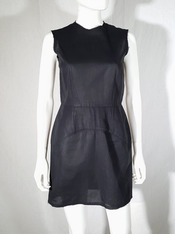 vintage Comme des Garcons black dress with padded hips fall 1998 182230