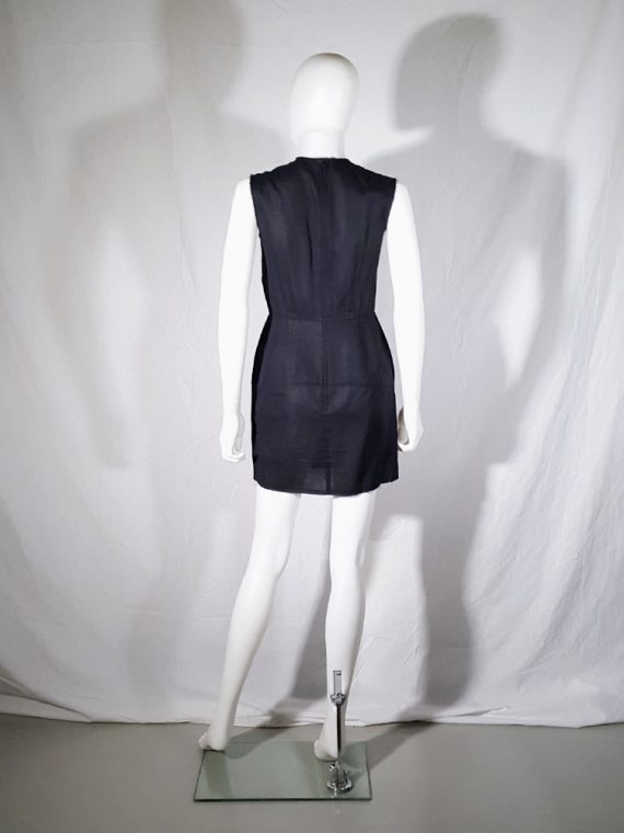 vintage Comme des Garcons black dress with padded hips fall 1998 182349