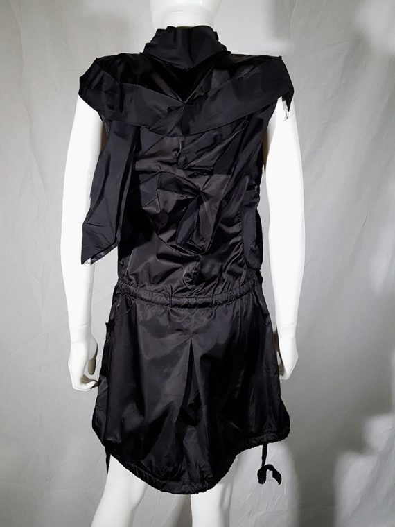 vintage Issey Miyake black dress with 3D block panels 181720