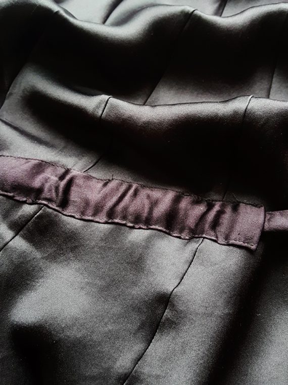 vintage Ann Demeulemeester purple belted dress fall 2003 183109