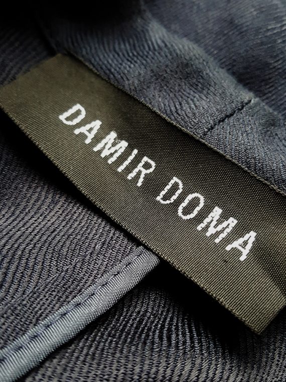 vintage Damir Doma blue minimalist blazer with open sides 183232