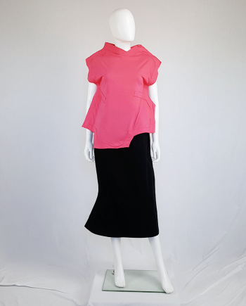 Comme des Garçons pink two-dimensional paperdoll top — fall 2012