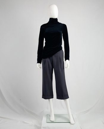 Maison Martin Margiela replica blue 1930's lady's cropped trousers — fall 2006