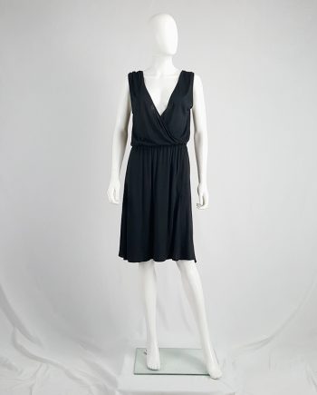 Maison Martin Margiela replica black 1970's day dress — spring 2006