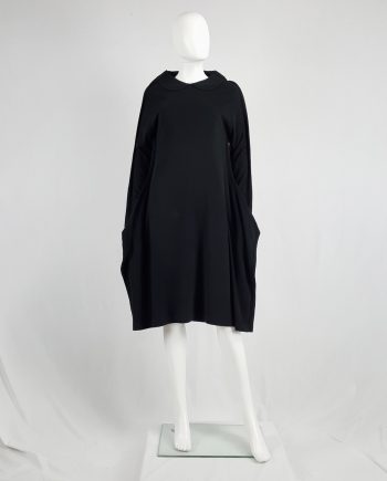 Comme des Garçons black 2D paperdoll dress — fall 2012