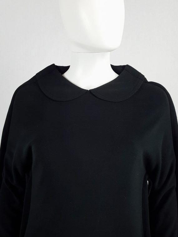 vintage Comme des Garcons black 2D circle skirt fall 2012 153226