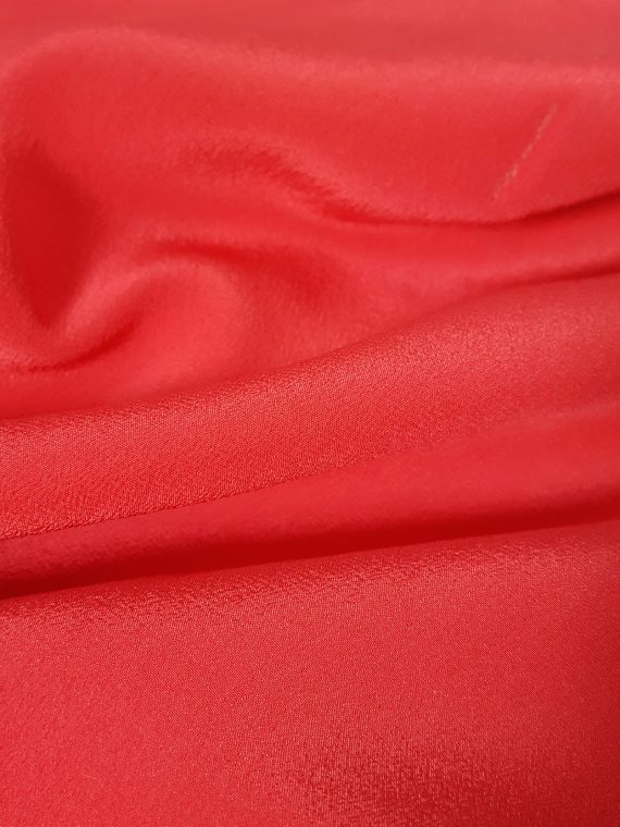 vintage Maison Martin Margiela red oversized belted dress spring 2001 130511