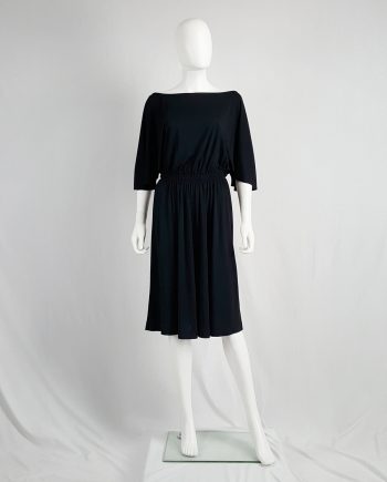 Maison Martin Margiela replica black 1980's batwing dress — fall 2005