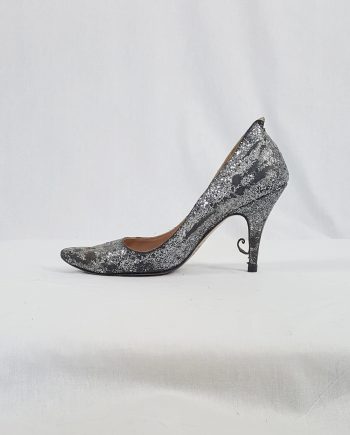 Maison Martin Margiela silver glitter afterparty pumps (37) — spring 2005