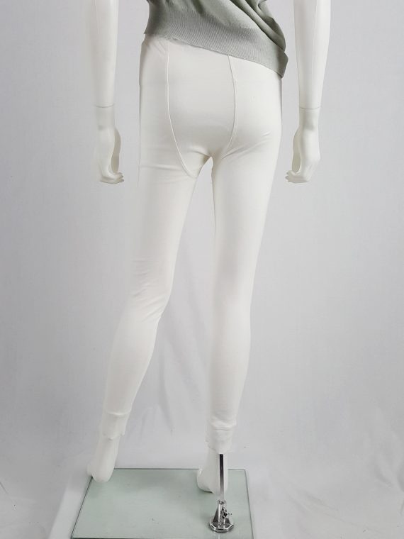 vaniitas Maison Martin Margiela white underwear-style leggings spring 1994 archive 144724