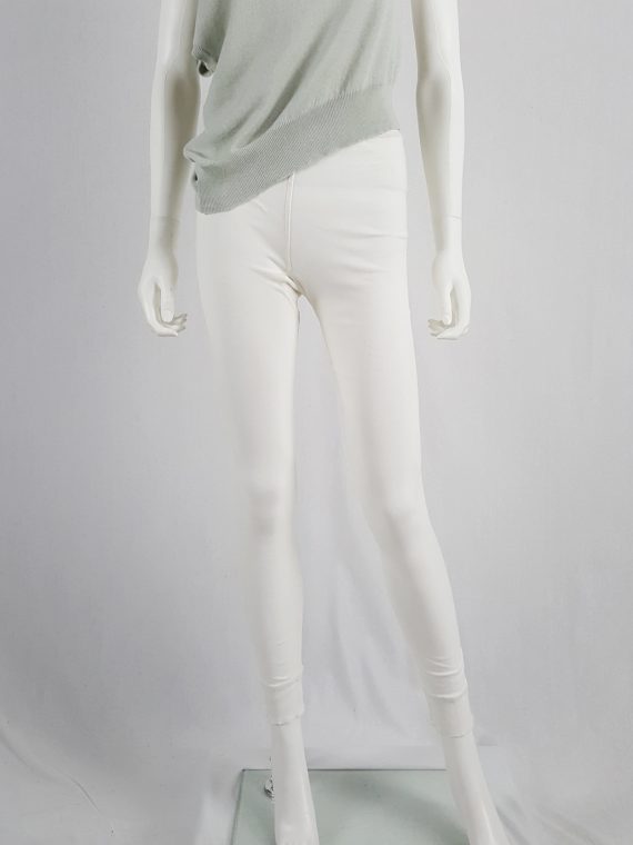 vaniitas Maison Martin Margiela white underwear-style leggings spring 1994 archive 144906
