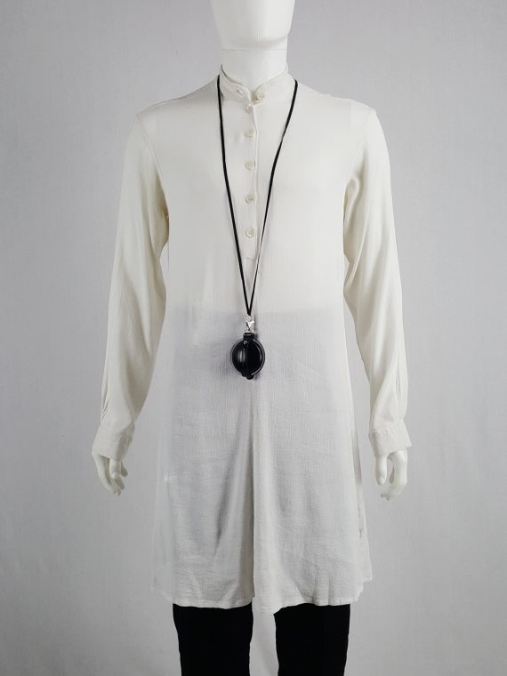 vaniitas vintage Ann Demeulemeester mens white oversized shirt spring 1994 112509