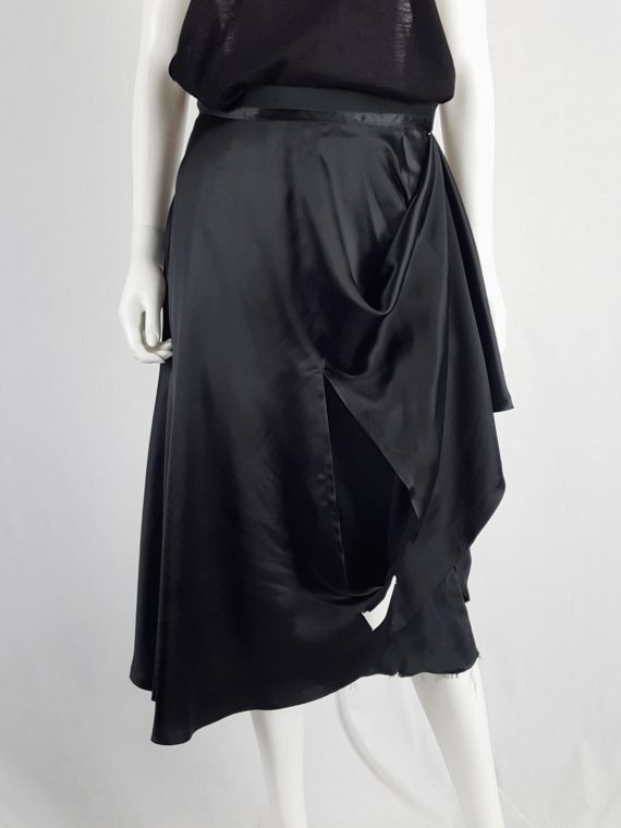 vaniitas vintage Maison Martin Margiela black transformable dress into skirt runway spring 2003 133908