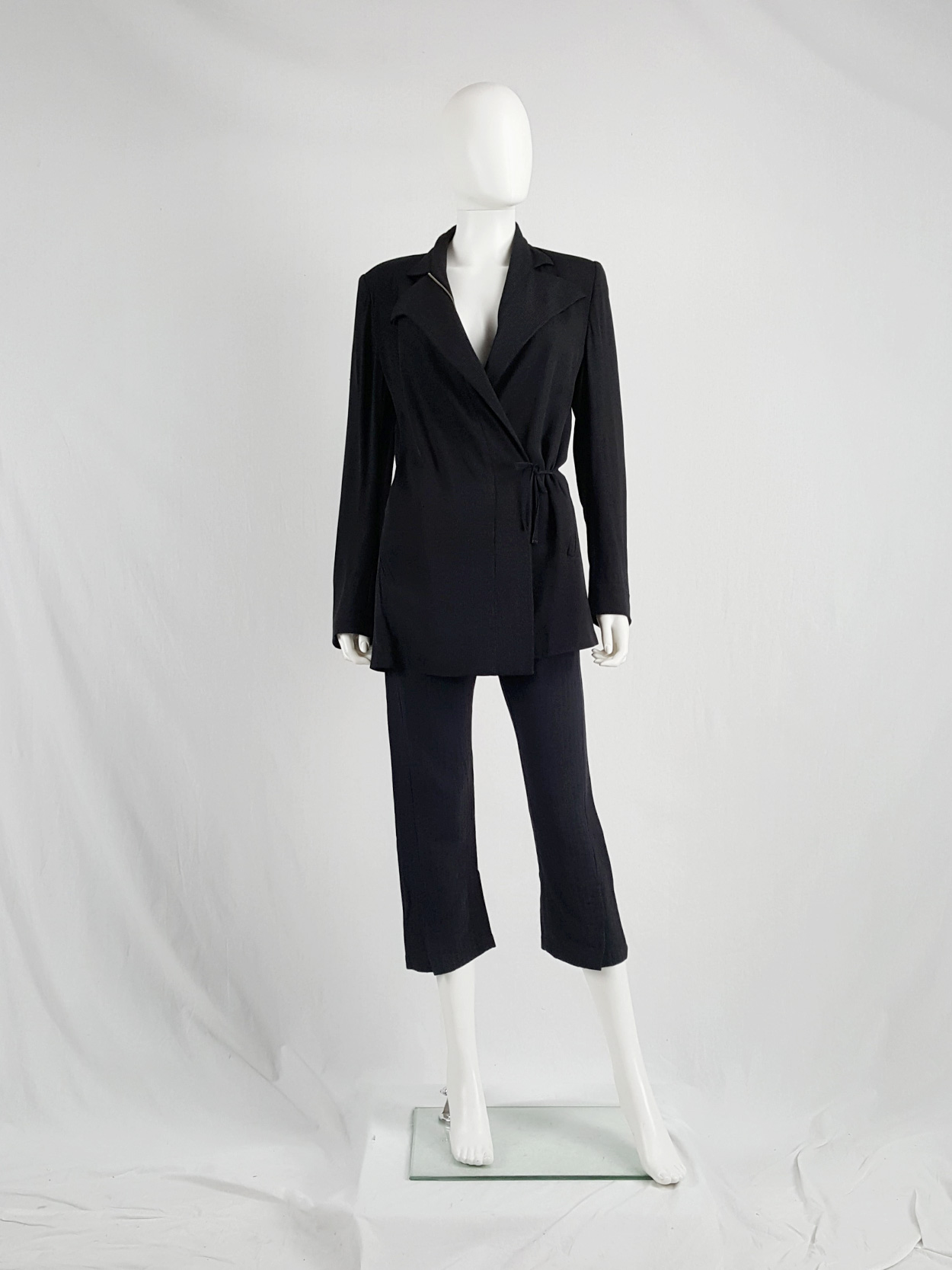 Lars Amadeus Men's Formal Cropped Pants Solid Color Flat Front Skinny Dress  Trousers Navy Blue 32 : Target