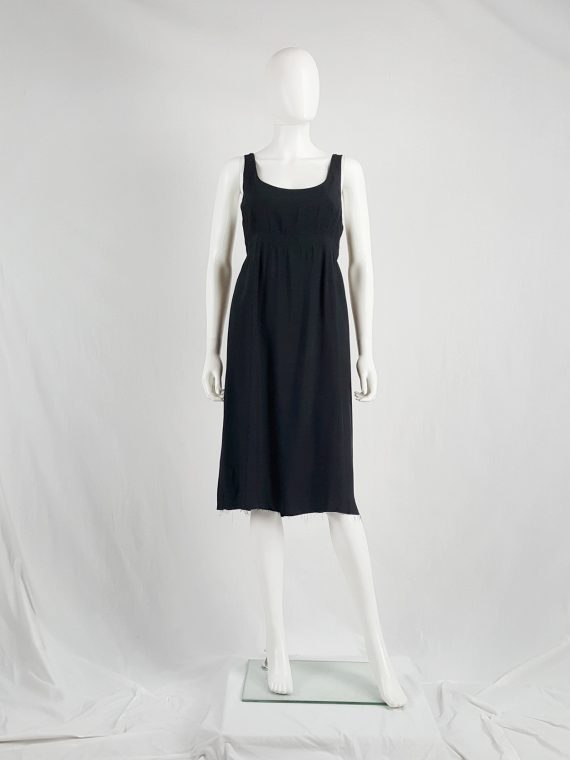 Vaniitas Maison Martin Margiela black dress worn as a skirt runway spring 2003 140747 copy