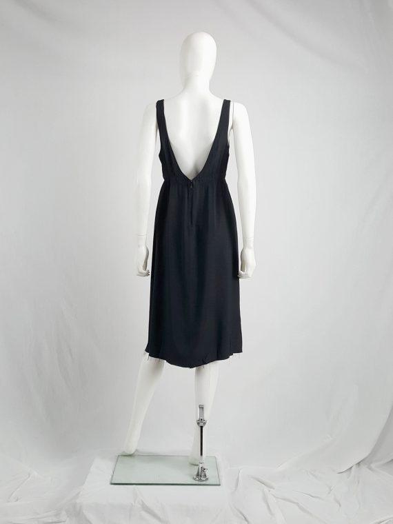 Vaniitas Maison Martin Margiela black dress worn as a skirt runway spring 2003 140853 copy