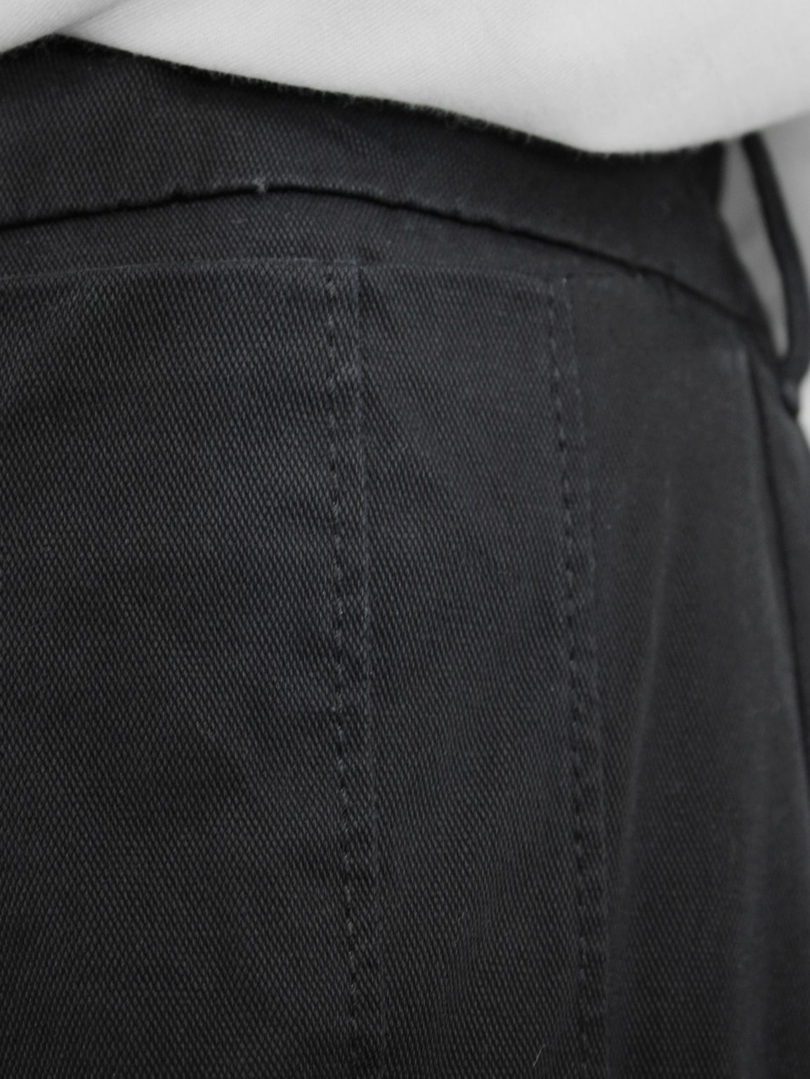 Maison Martin Margiela replica black masculine trousers — spring 2006