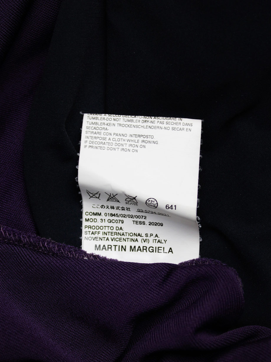 vaniitas Maison Martin Margiela purple circular jumper fall 2007 896