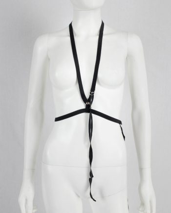 Maison Martin Margiela black body harness with metal rings — spring 1998