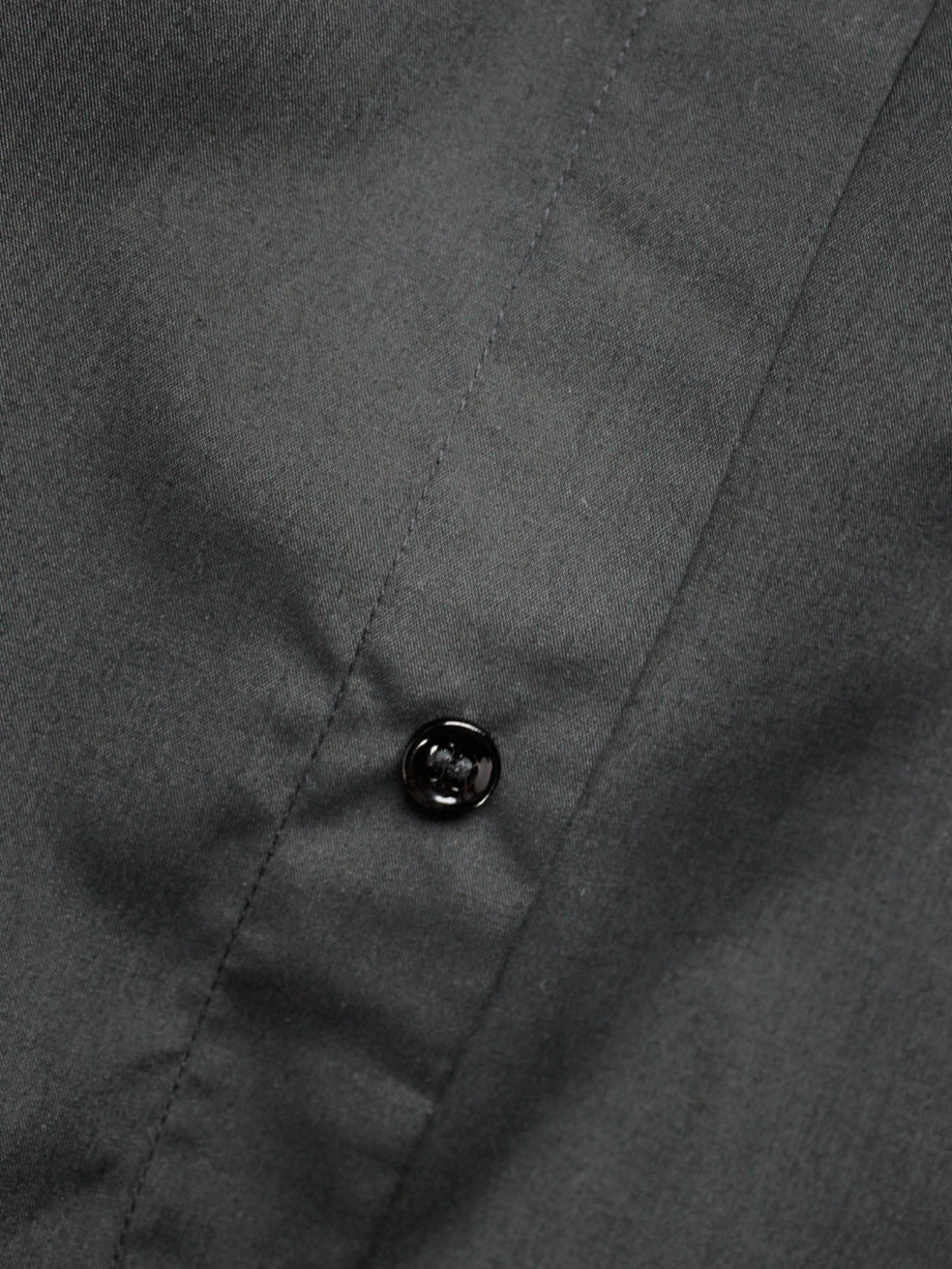 vaniitas Maison Martin Margiela black shirt with detacheably collar fall 2002 (15)