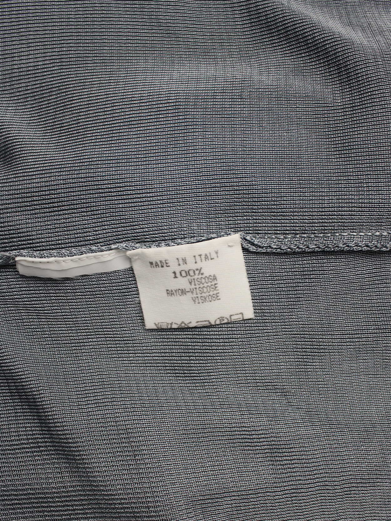 Maison Martin Margiela blue jumper with the sleeves pulled inside out ...