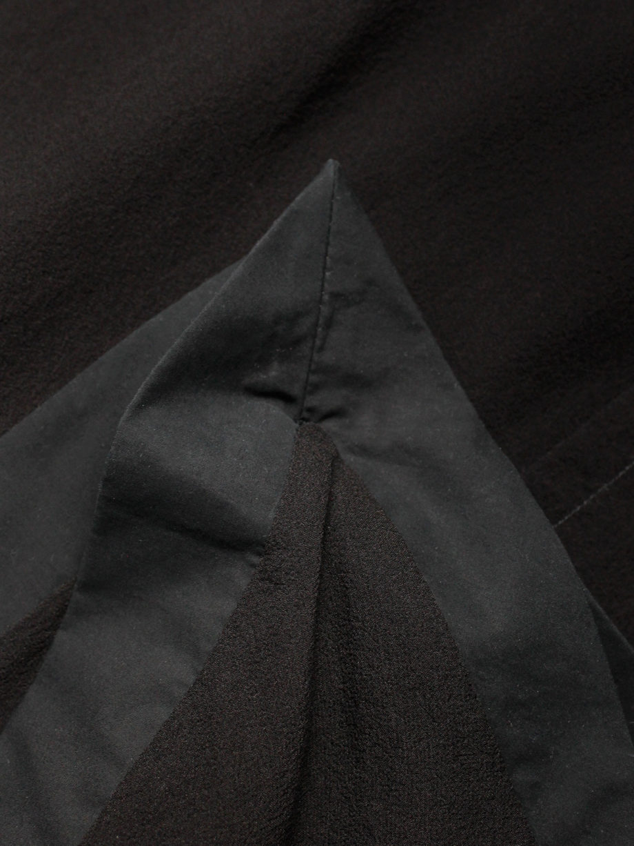 vaniitas Rick Owens RELEASE black set of geometric top and shorts runway spring 2010 (17)