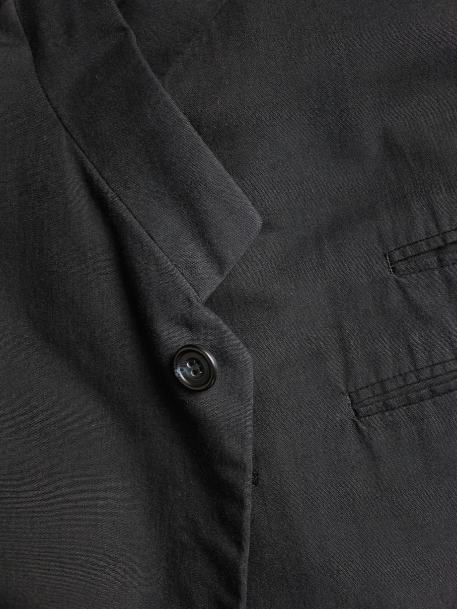 vintage Comme des Garcons Homme black minimalist blazer 1980s 80s (12)