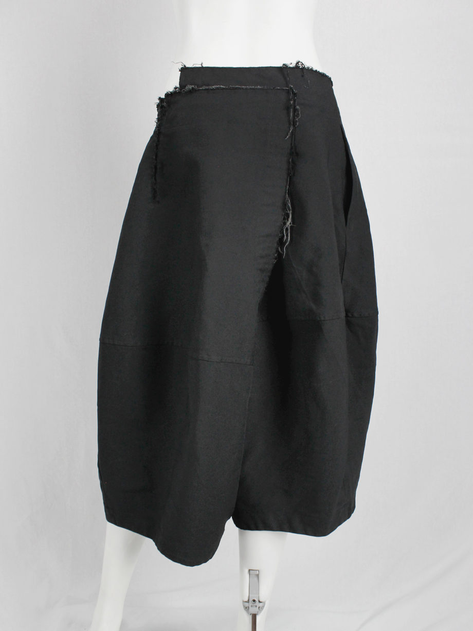 vintage Comme des Garcons dark blue deconstructed trousers with frayed finish (15)