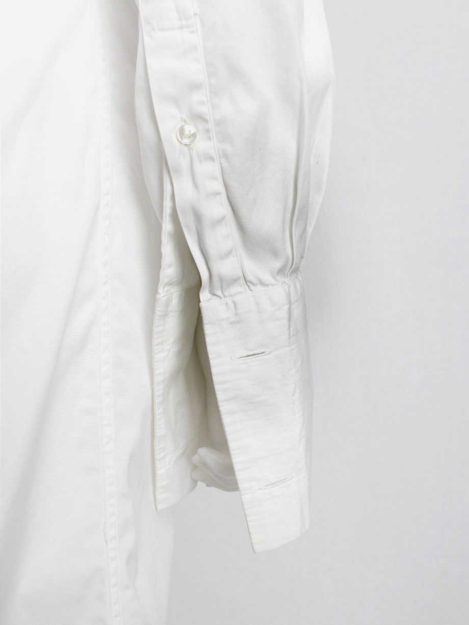 Maison Martin Margiela 4 white shirt elongated to be worn as a dress (7)