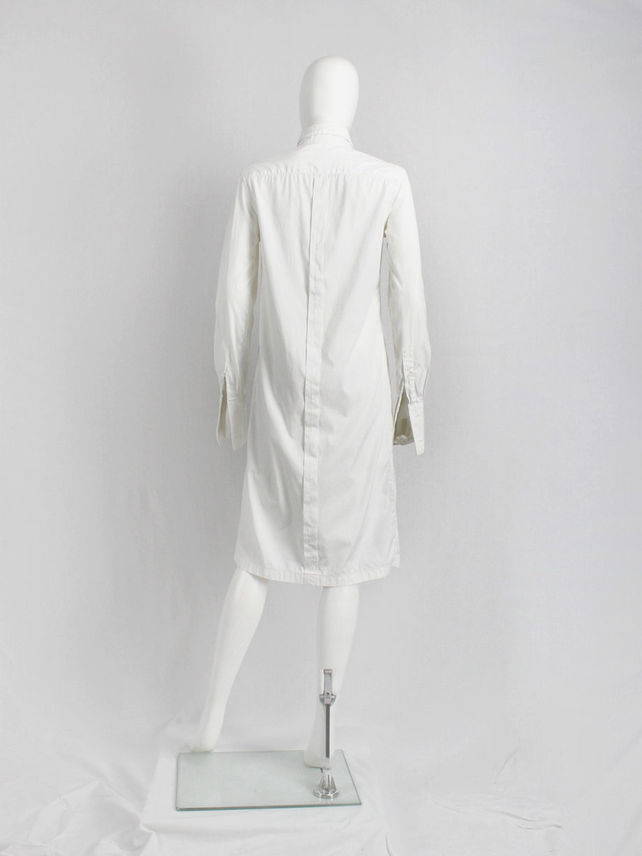 Maison Martin Margiela 4 white shirt elongated to be worn as a dress (9)