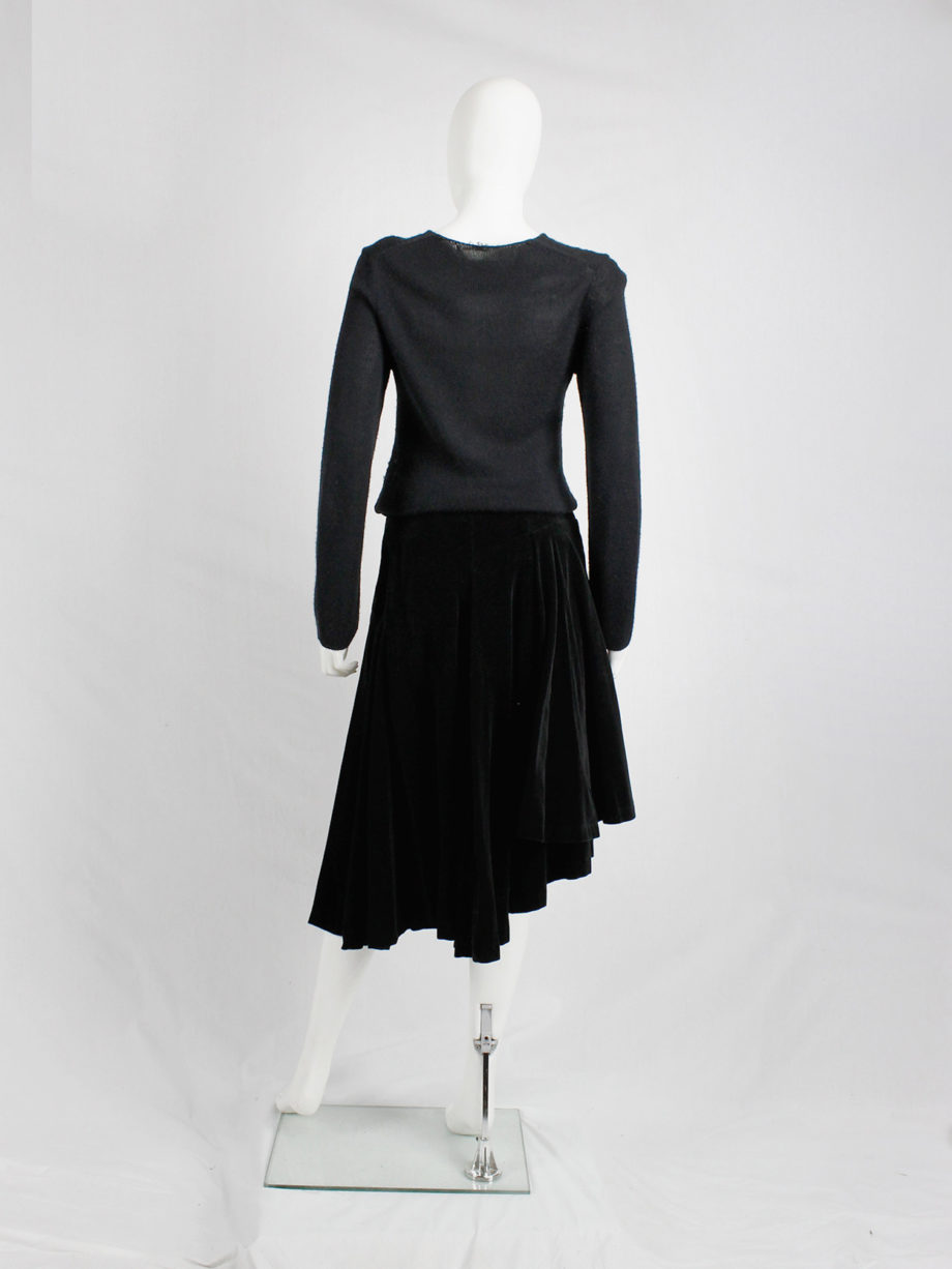 vintage Comme des Garcons black woven jumper with holes AD 2002 (12)
